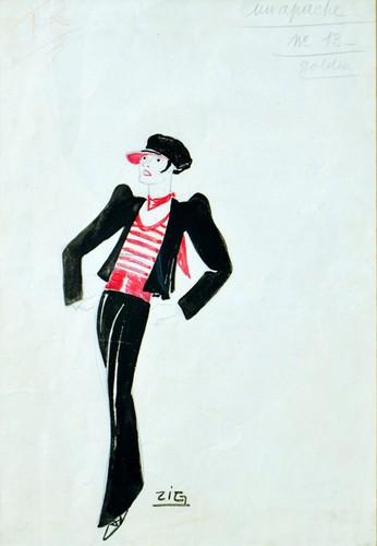 Zig costume music hall - zig, homme