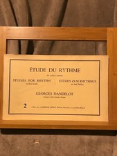 Georges Dandelot Etude du rythme en cinq cahiers formation musicale éd. Leduc