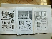 9 Planches FROMAGE-BOUCHER  Panckoucke -ENCYCLOPEDIE DIDEROT D'ALEMBERT 1783/93 