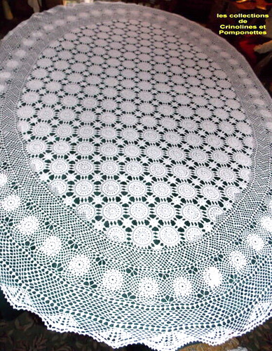 Nappe crochet art fait - au,