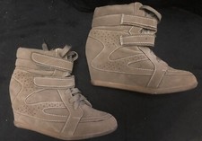 baskets compensées femme Taupe 37