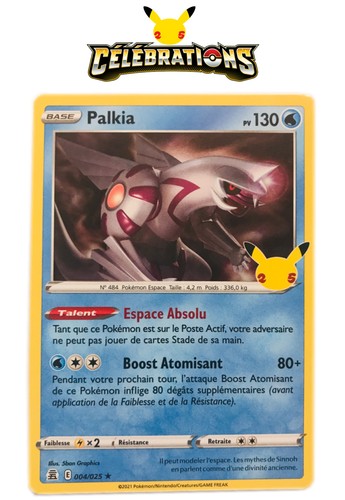 Carte pokemon palkia - carte,
