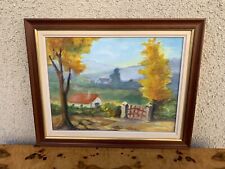 Tableau Paysage Signé