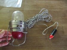 Ancienne Lampe Baladeuse Réparation Voiture Prise Allume Cigare Feu Rouge Danger