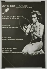 William Dupont Ballet du XXè siècle - Maurice Béjart 1982 Affiche Originale