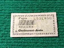 BILLET MATIÈRE - TICKET 10