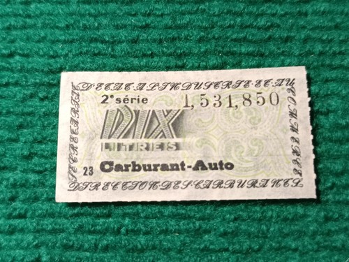 Billet matière ticket 10 - -,