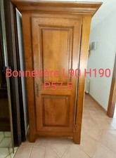 bonnetière style campagnard régional en chêne massif 