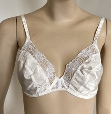 soutien gorge 85b vintage 80's nylon satiné doux  armature Siltex 496!