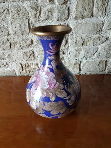 Grand vase cloisonne - cloisonne,