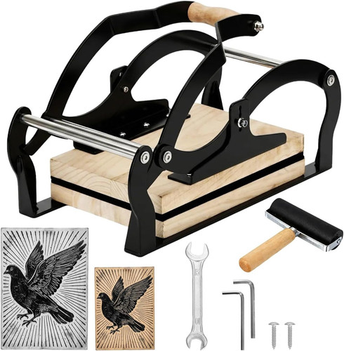 Linocut press machine - a3,