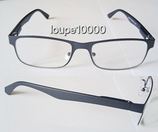 lunettes loupe de lecture en métal bleu   réf LOU377 N° 996