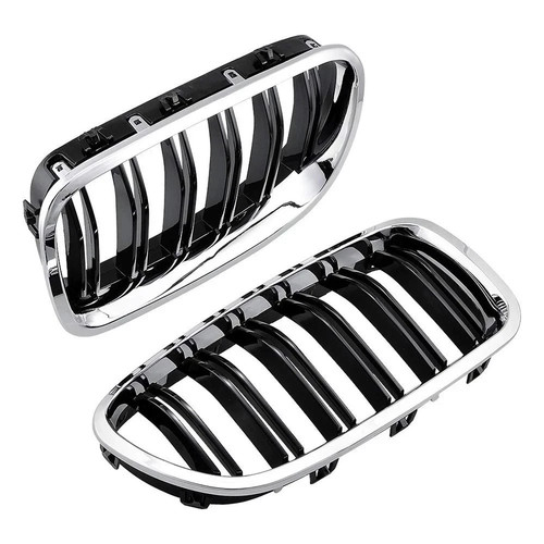 Chrome trim glossy black dual - chrome,