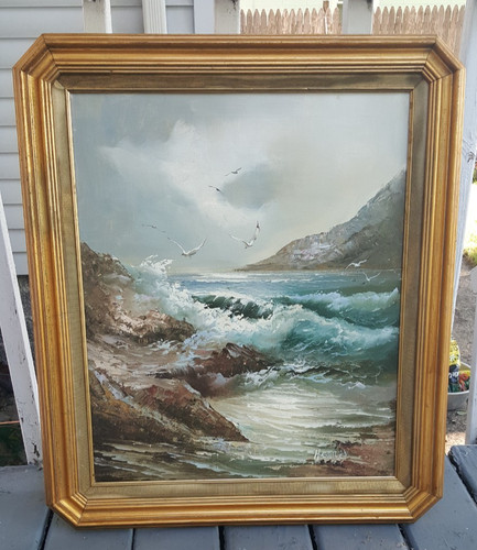Orginal oil seascape - 24,