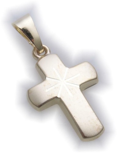 Pendentif croix or - croix, en