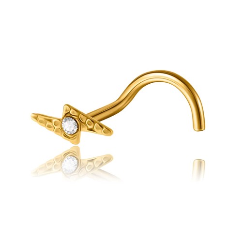 Stud nez plaqué 18k - nez,
