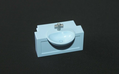 Playmobil école lavabo bleu
