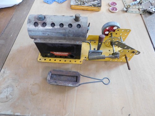 Meccano moteur vapeur vive - meccano,