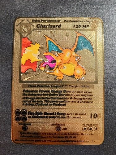Card pokemon charizard - pokemon,