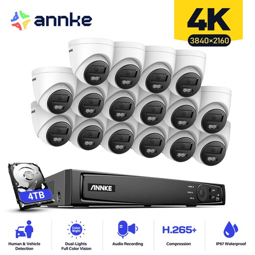 Annke 8ch 16ch - 8ch, poe