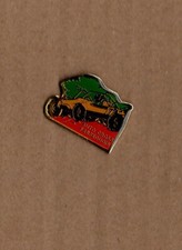 pin's auto cross fabreguois (époxy base dorée) longueur: 2,5 cm
