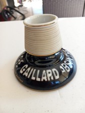 Pyrogene Publicite Alcool Absinthe Bar Allumettes Match Striker Holder Porcelain