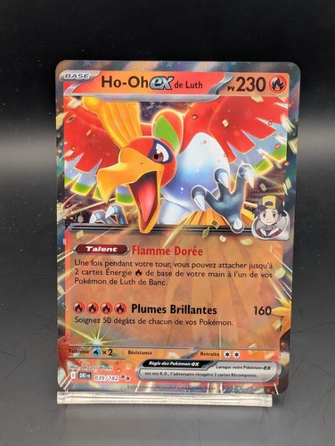 Carte pokemon de luth - carte, ho-oh
