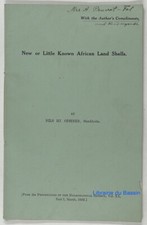New or little known african land shells Nils HJ. Odhner 1932 Envoi