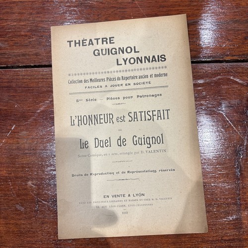 Pièce théâtre guignol - pièce, de