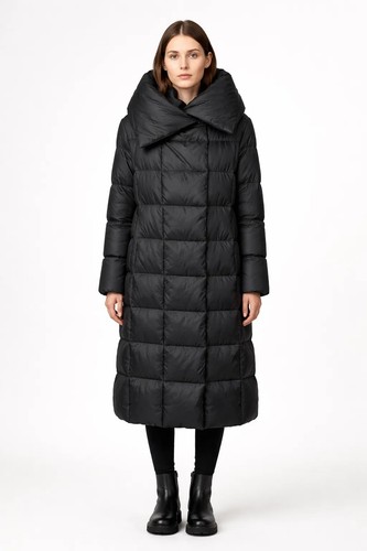 Doudoune femme longue noire - doudoune,