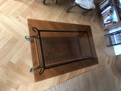 Table basse salon fer - table,