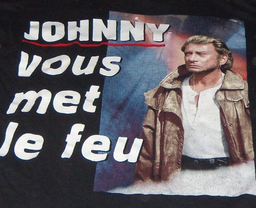 Johnny hallyday tee shirt - johnny,
