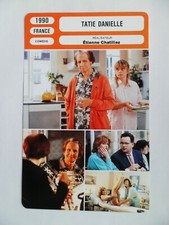 CARTE FICHE CINEMA 1990 TATIE