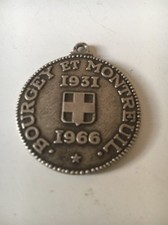 Ancien Pendentif Argent Bourgey Montreuil 