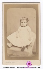 GABRIELLE VOISIN EN POSE, FAMILLE VOISIN, GÉNÉALOGIE, CDV MULOT à PARIS -X49