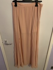 Jupe longue maxi rose fluo