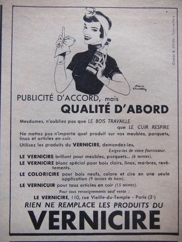 Publicité vernicire qualité - publicitÉ,