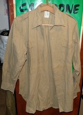CHEMISE MILITAIRE DE L'ARMEE FRANCAISE ,Taille 4 C SOIT XL EN CIVIL, FABRICATION