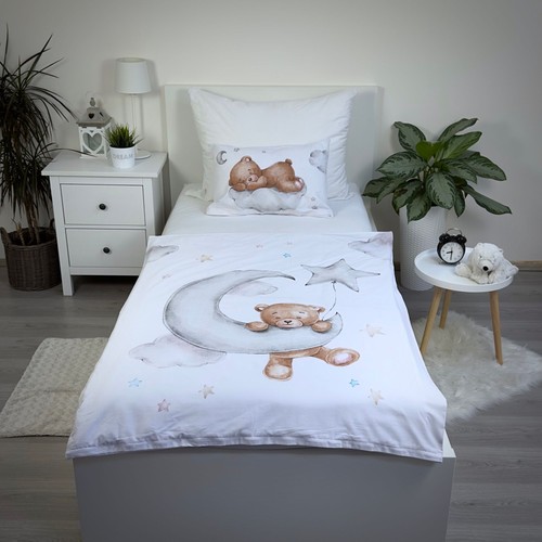 Linge lit bébé avec - avec, un