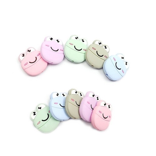 Perle silicone grenouille - perle, 28mm
