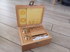 M1 mallette en bois jeu de poids de calibration 1g à 1kg kern 