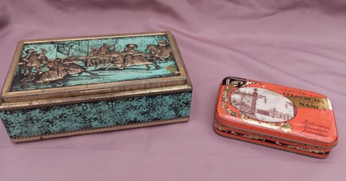 Anciennes boîtes tôle - boîtes,
