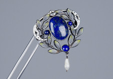 Argent - Broche Art Nouveau