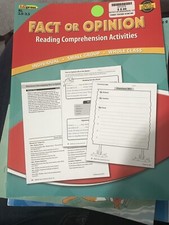 Foct Or Opinion Reading Comprehension Activities
