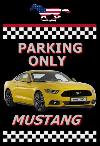Plaque parking only ford - plaque,