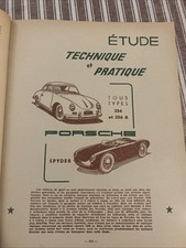 REVUE TECHNIQUE PORSCHE 356 356 A Porsche SPYDER 550 Rs 1.1 1.3 1.5 1.5 1.6 S A 