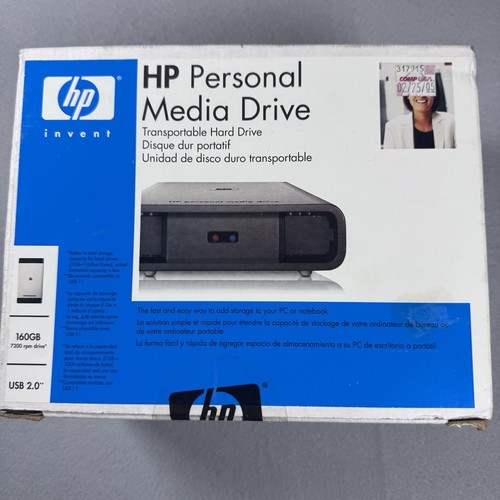 Personal media drive 160gb - hp,