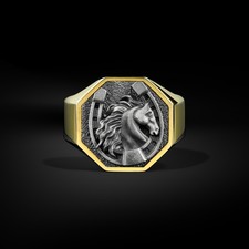 Bague chevalière homme