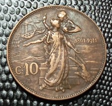 ITALIE 10 CENTESIMI 1911