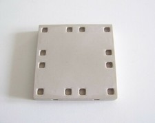 PLAYMOBIL (C161) AEROPORT -Plaque Gris Clair 9x9cm 4311 4314 3230 4072 4190 4296